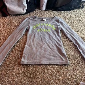Grey and lime green shirt, barely worn